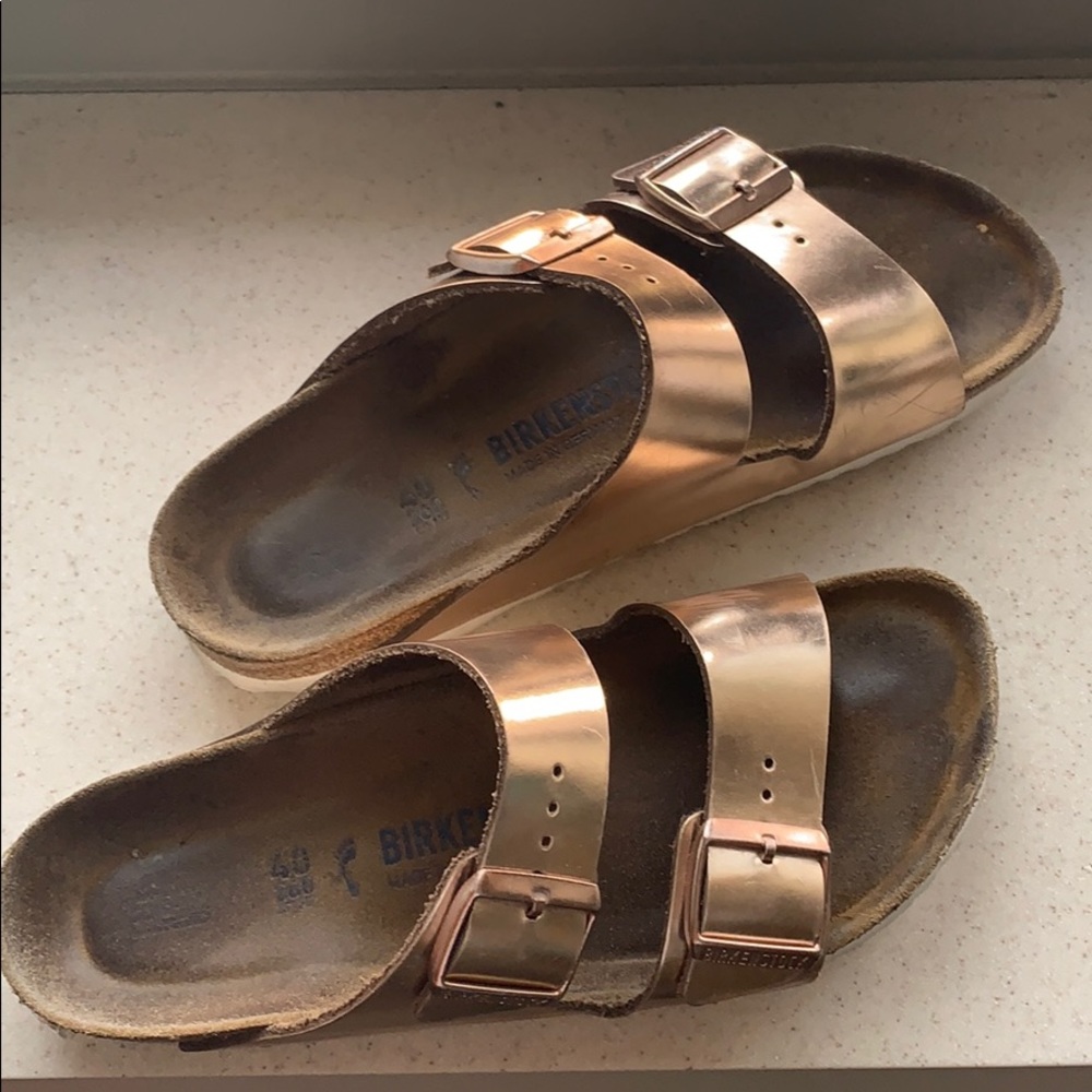 Rose Gold Birkenstock’s